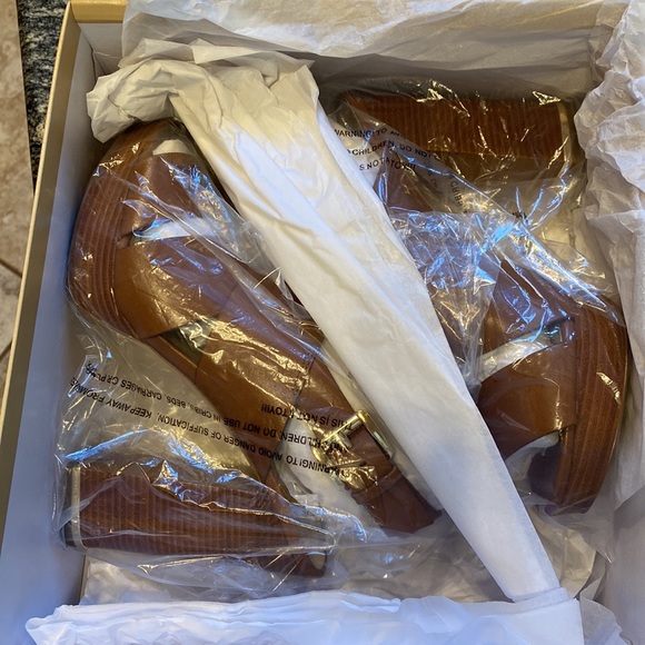 Michael Kors Sedgwick Slingback Platform Heels - Picture 6 of 6